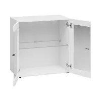 Vitrina System 64 de 2 puertas blanca