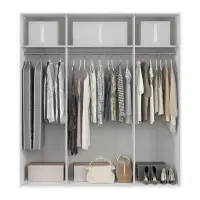 Armario corredero Flex 200 cm blanco