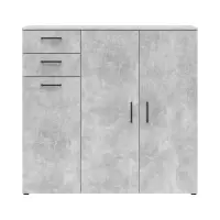 Chest of drawers MultiDo 120 cm with 3 doors and 2 drawers light atelier