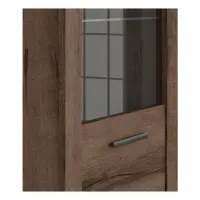 Vitrina Balin 68 cm con puerta roble monastery