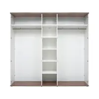 Armario de cinco puertas Stockholm 243 cm pino andersen blanco