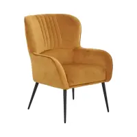 Sillón orejero Samon amarillo