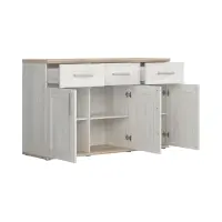 Cómoda Romance 140 cm con 3 puertas y 3 cajones alerce sibiu claro