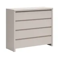 Cómoda Kaspian 105 cm con 4 cajones cachemira