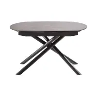Mesa extensible Binz 130-190x100 negro/antracita