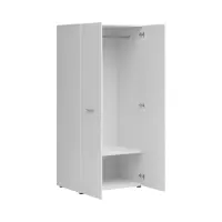 Armario de dos puertas Neno 81 cm blanco