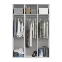 Armario modular Flex 150 cm con puertas blanco