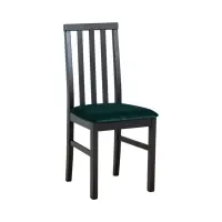 Silla tapizada Ramen verde