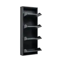 Zapatero Fly 50 cm con 4 puertas antracita