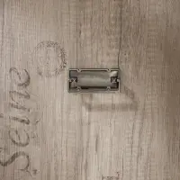 Armario de esquina Malcolm 96x96 cm roble canyon monument estampado/gris wolframio