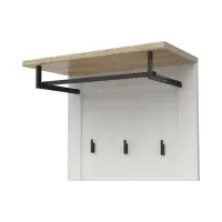 Wall-mounted coat rack for the hallway Loksa grandson oak