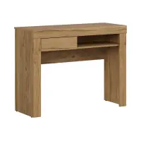 Tocador Holten 106 cm con cajón y estante roble waterford