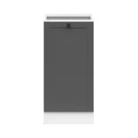 Mueble de cocina bajo Junona Line 40 cm derecha grafito