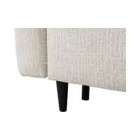 Диван тримісний Sorella розкладний з нішею для білизни шеніловий перловий