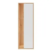 Estantería Gap 47 cm con puertas y 3 estantes roble artisan/blanco