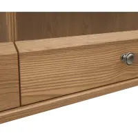 Витрина навесная Bergen 156 см с 3 дверцами лиственница сибиу золотая