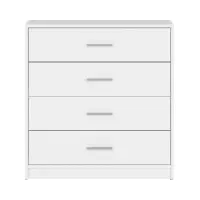 Комод Nepo Plus 80 см с 4 ящиками белый