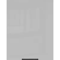 Armario de cocina superior Junona Line 40 cm izquierda/derecha gris claro brillo
