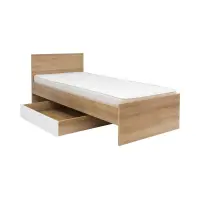Cama Balder 90x200 roble riviera