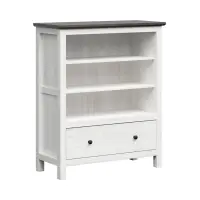 Estantería Hesen 101 cm con cajón y 3 estantes alerce sibiu claro