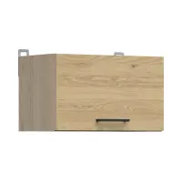 Armario de cocina superior Junona Line 50 cm sobre campana extractora roble bernstein