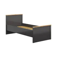 Cama Hesen 90x200 grafito