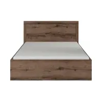 Cama Balin 140x200 con somier y arcón roble monastery