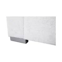 Sofá rinconera universal Evia con función de cama, arcón y reposacabezas ajustables gris claro