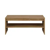 Stolik kawowy Holten 110x65 z półką dąb waterford