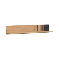 Estante de pared Vabres 135 cm roble artisan listones