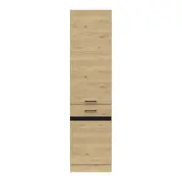 Mueble de cocina bajo Junona Line 50 cm alto izquierdo roble bernstein