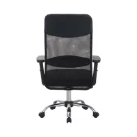 Silla giratoria Alex con reposabrazos ajustable negra