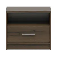 Mesita de noche Nepo Plus 49 cm con cajón roble noble