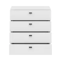 Комод System 64 з 4 шухлядами білий