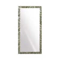 Espejo de pared con marco Monza 95x195 cm plateado
