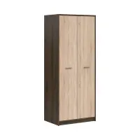 Armario de dos puertas Nepo Plus 80 cm roble noble/roble sonoma