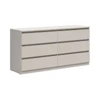 Cómoda Tetrix 150 cm con 6 cajones cachemira
