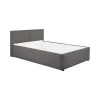 Cama tapizada Nedin 120x200  gris