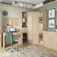 Armario de esquina Nepo Plus 80x80 cm roble sonoma