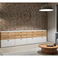 Armario System 64 de una puerta blanco