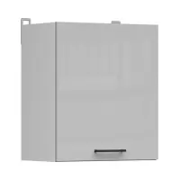 Armario de cocina superior Junona Line 50 cm izquierda/derecha gris claro brillo