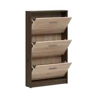 Zapatero Nepo Plus 70 cm con 3 puertas roble noble/roble sonoma