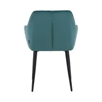 Silla tapizada Stu verde