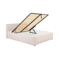 Cama tapizada Nedin 160x200 beige
