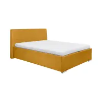 Cama tapizada Cosala III 160x200 amarilla