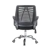 Silla giratoria Ned negra