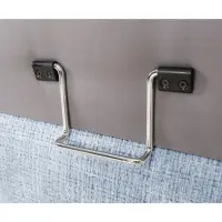 Sofá rinconera derecha Aguda convertible con arcón azul