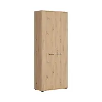 Armario de dos puertas Space Office 80 cm roble artisan