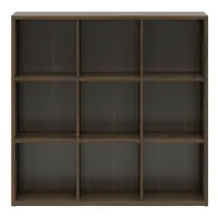 Estantería Nepo Plus 114 cm con 9 estantes roble noble