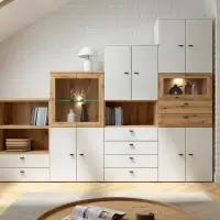 Cómoda System 64 con 2 cajones roble coast evoke